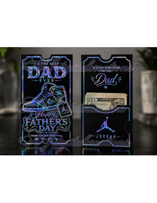 Fathers Day Shoe Box Money Holder Template