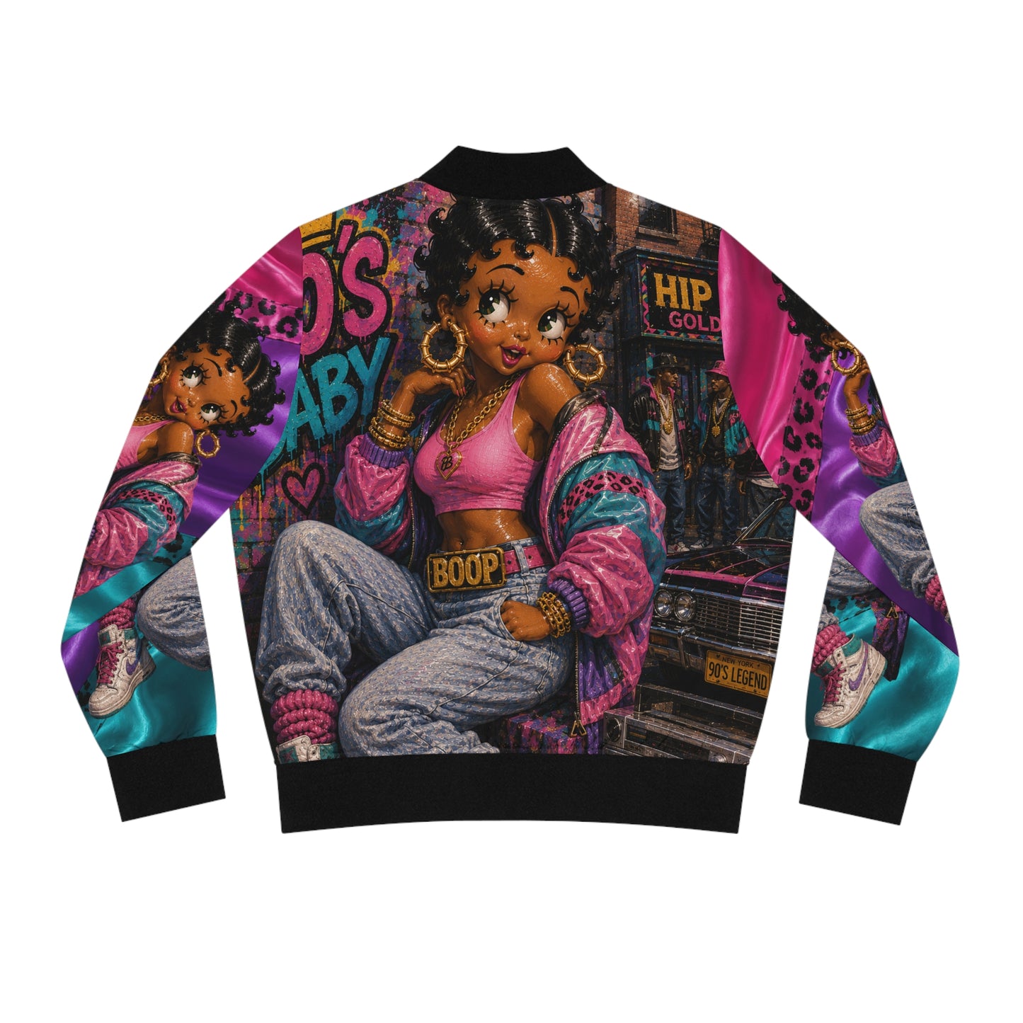 Retro Betty Boop Bomber Jacket