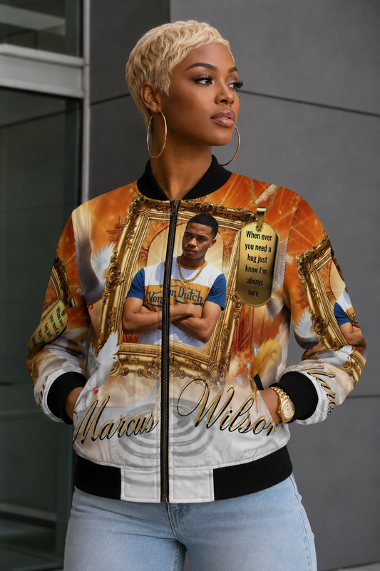Memorial Photo Bomber Jacket