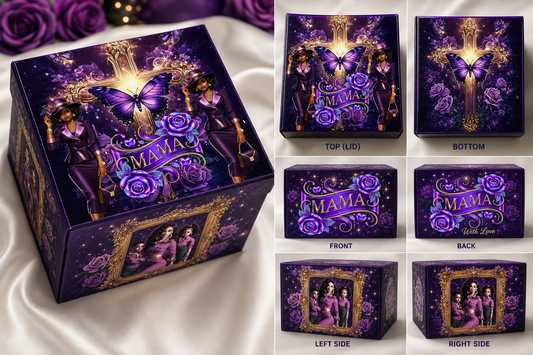 Mothers Day Gift Box Templates