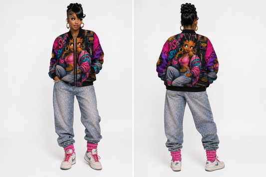 Retro Betty Boop Bomber Jacket