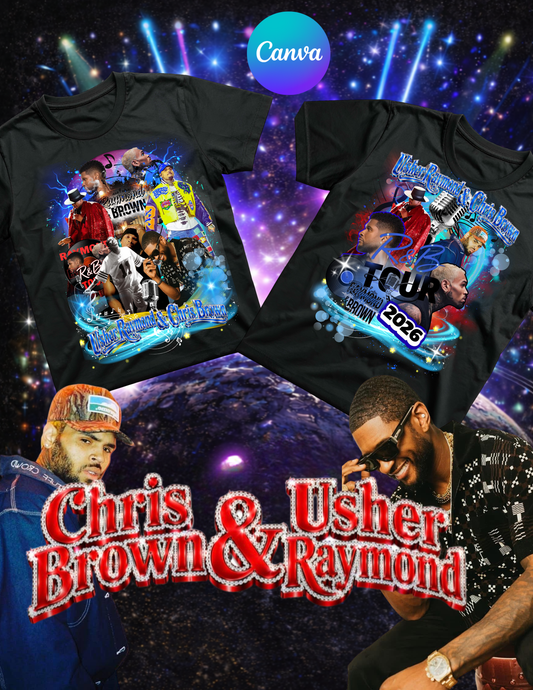 Chris Brown & Usher PNG file