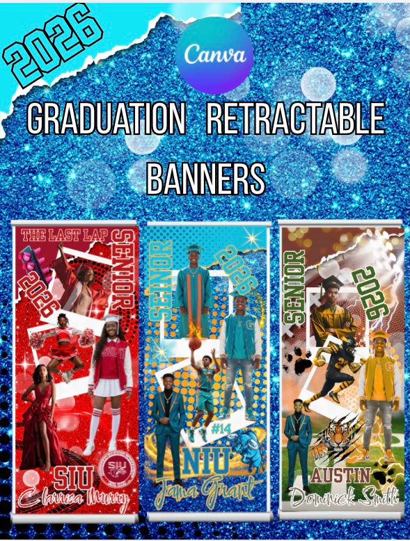 Graduation Retractable  Banner