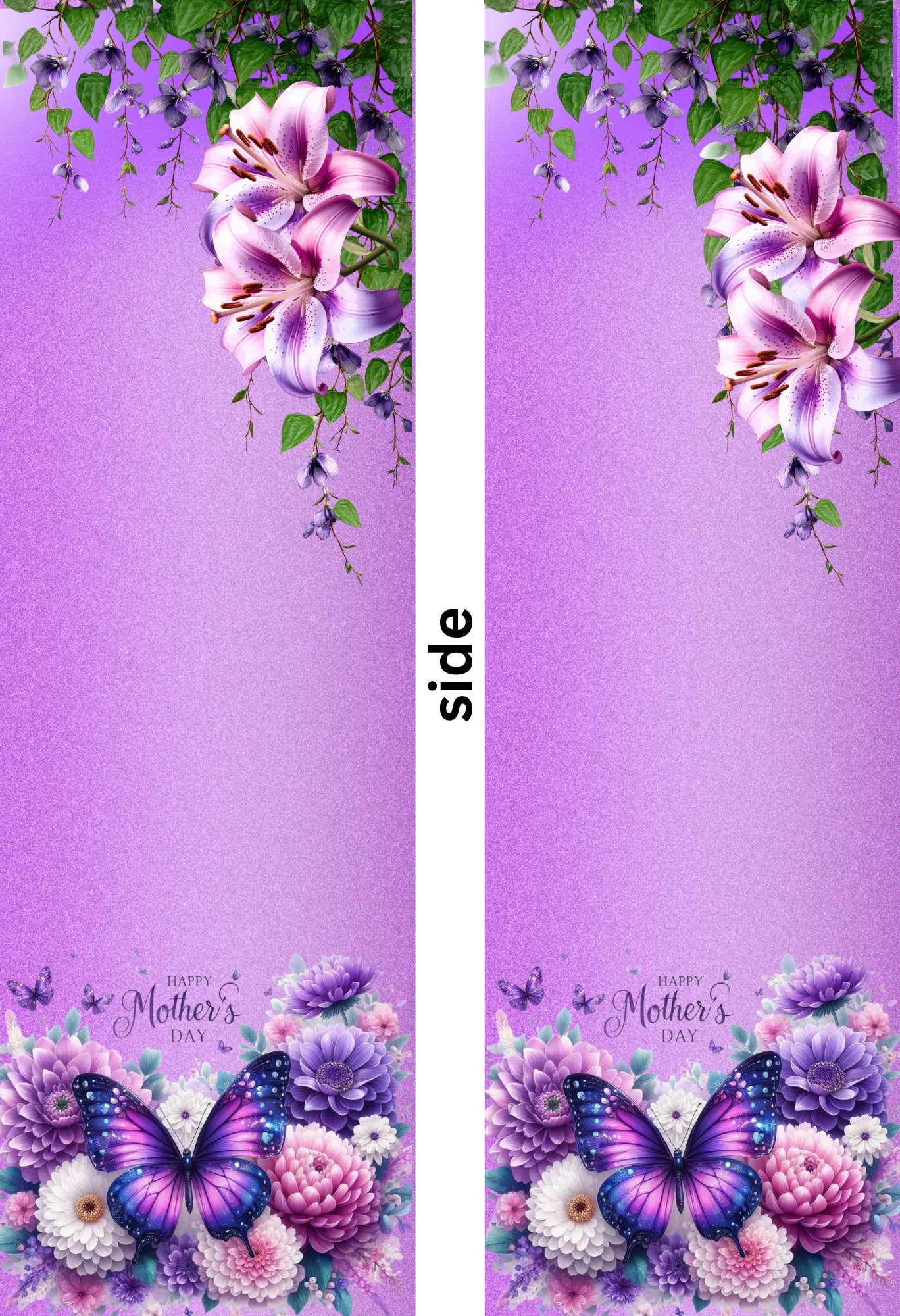 Mothers Day Luxury Perfume Gift Box template