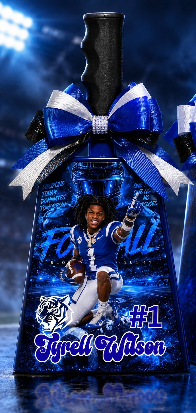 Football Cowbell Template