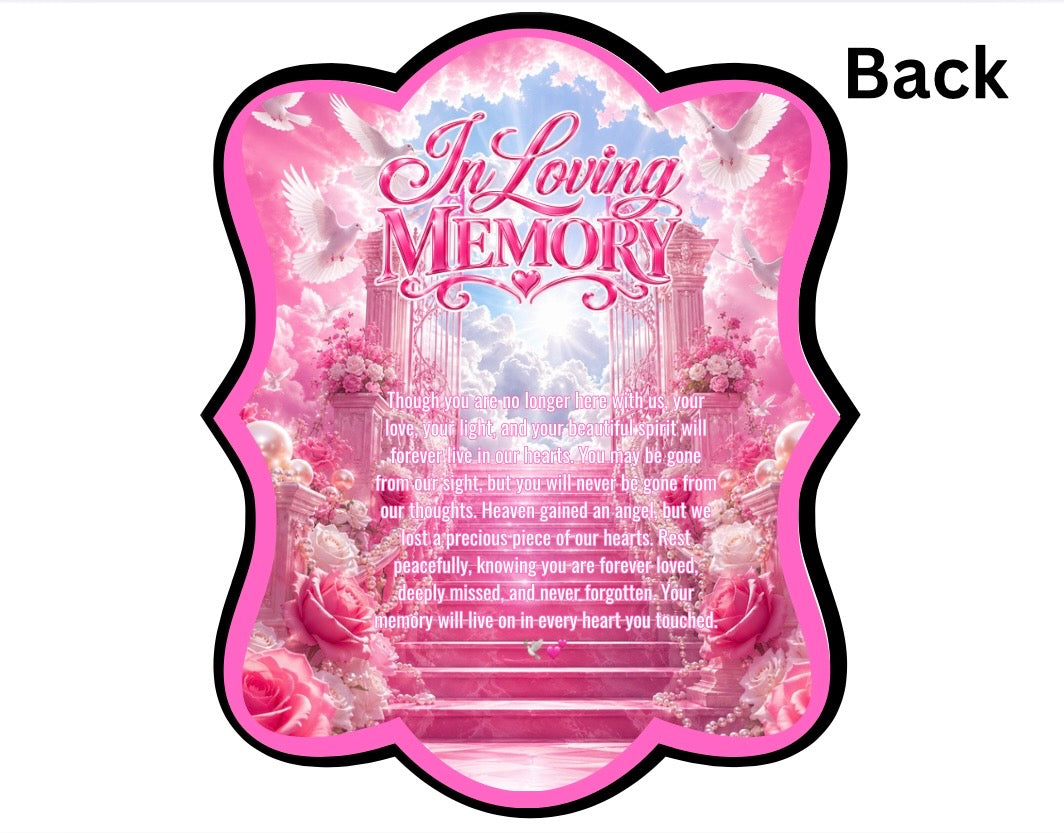 Memorial Fan Template