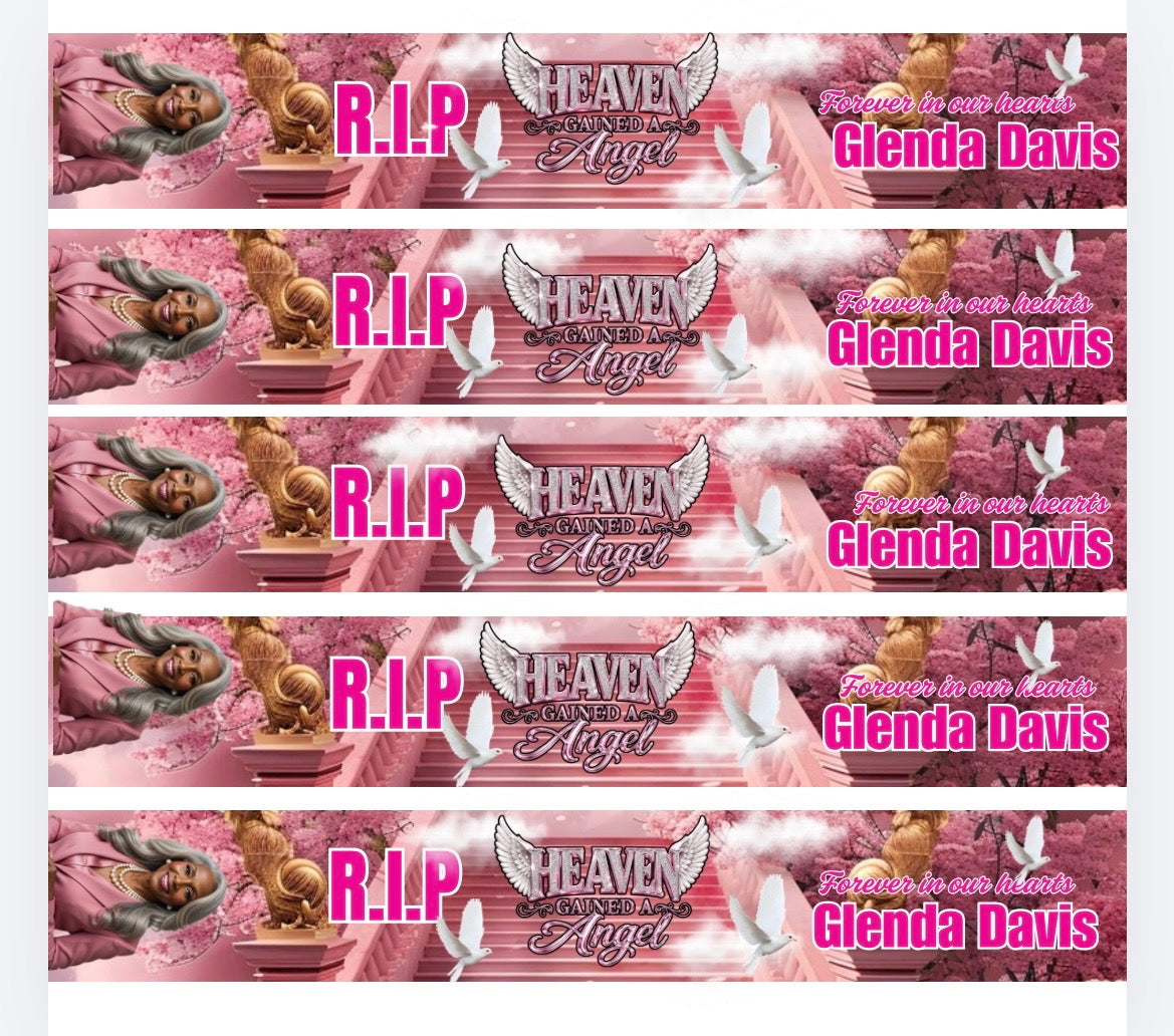 Memorial Ribbon Template