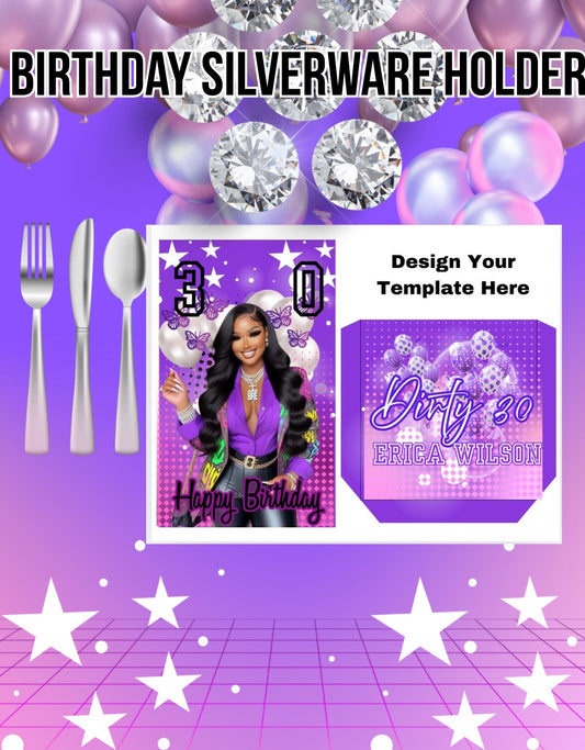 Silverware holder Bundle template