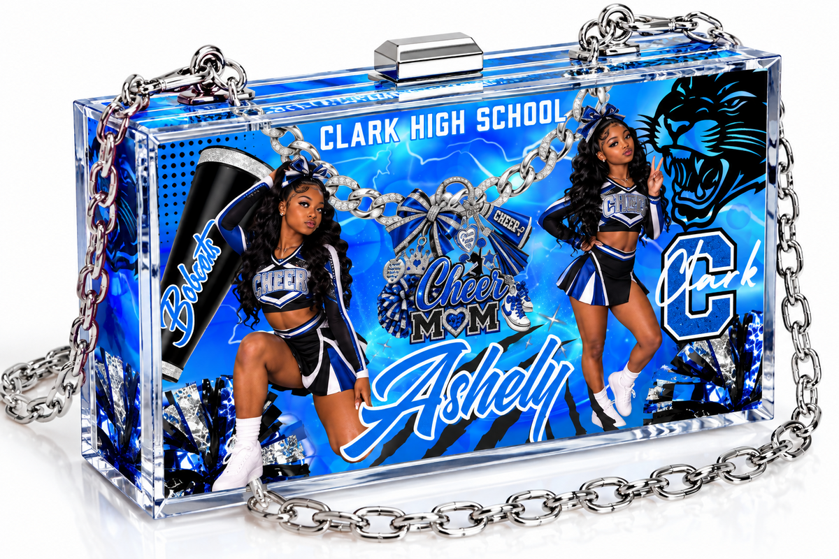 Cheerleader Acrylic Handbag Template