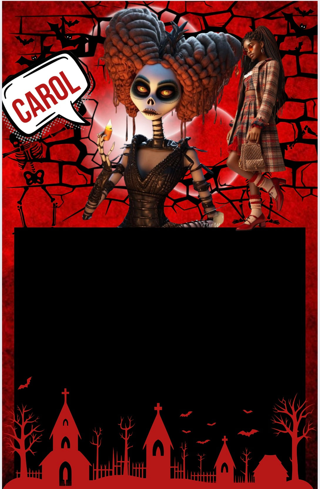 Jumbo Halloween Treat Cards