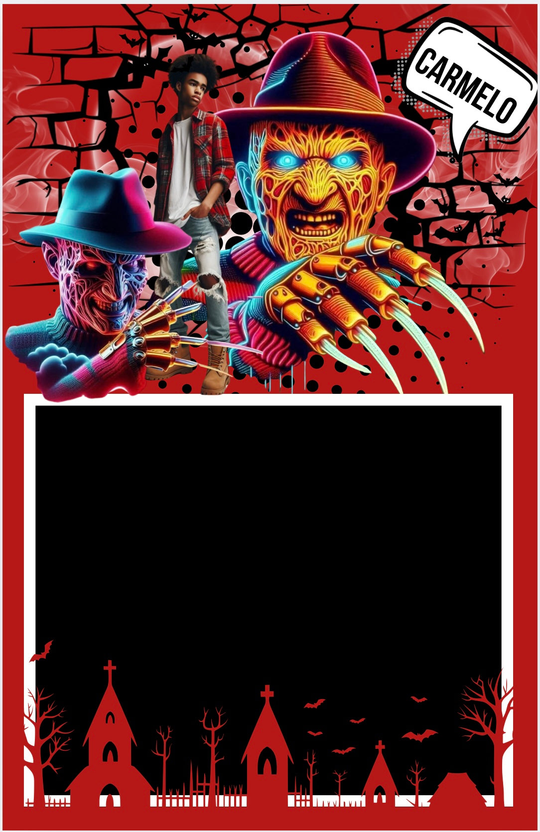 Jumbo Halloween Treat Cards