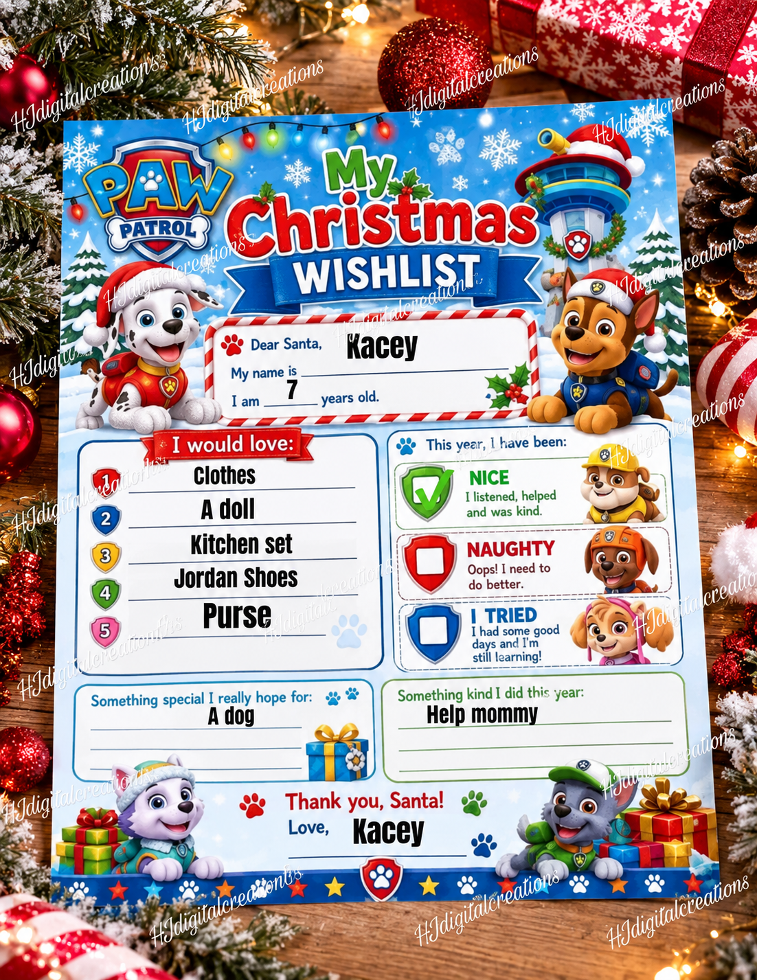 Christmas Wish List Bundle