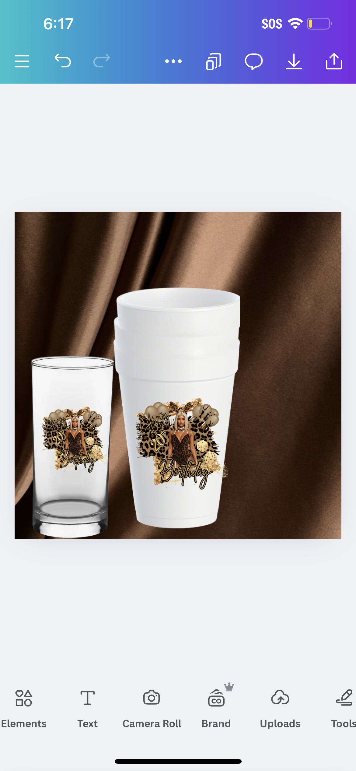 Birthday Gameboard & Cup design