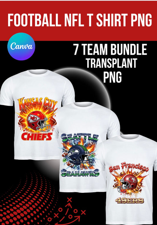 Football NFL T shirt PNG