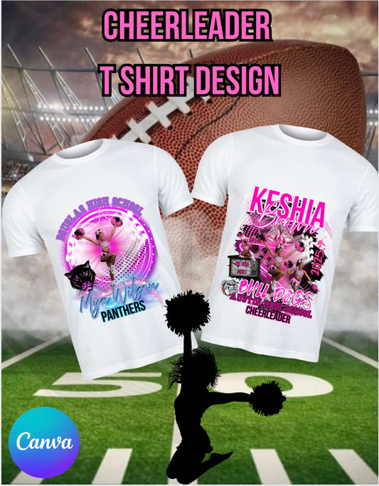 Cheerleader T Shirt Template