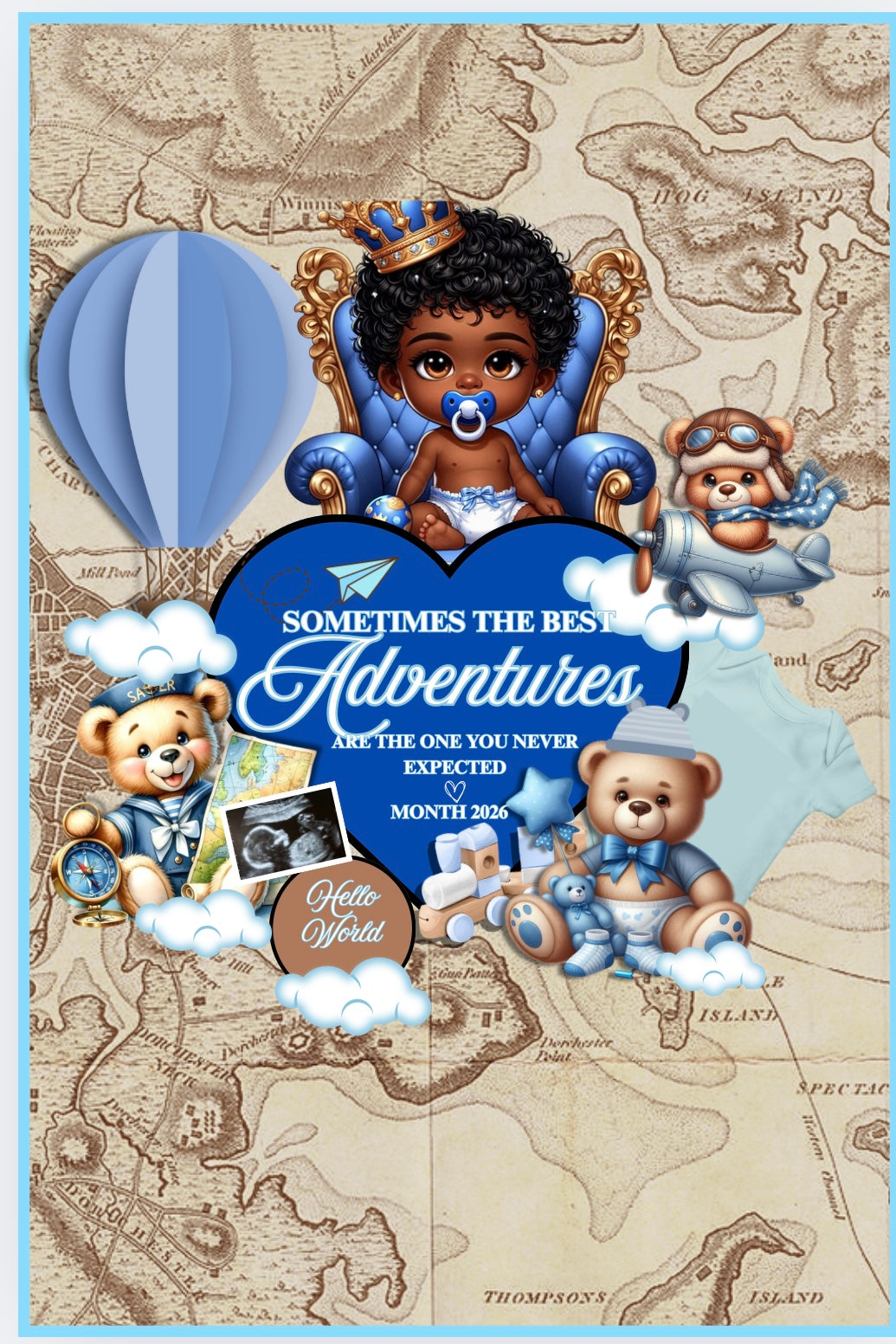 Baby shower template