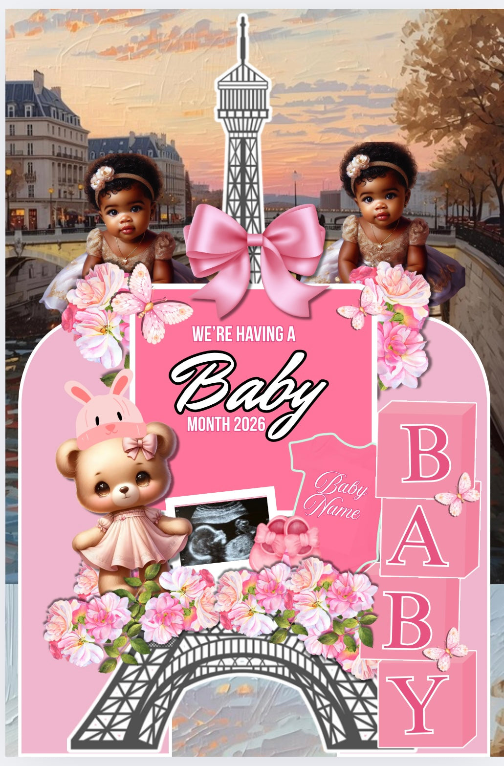 Baby shower template