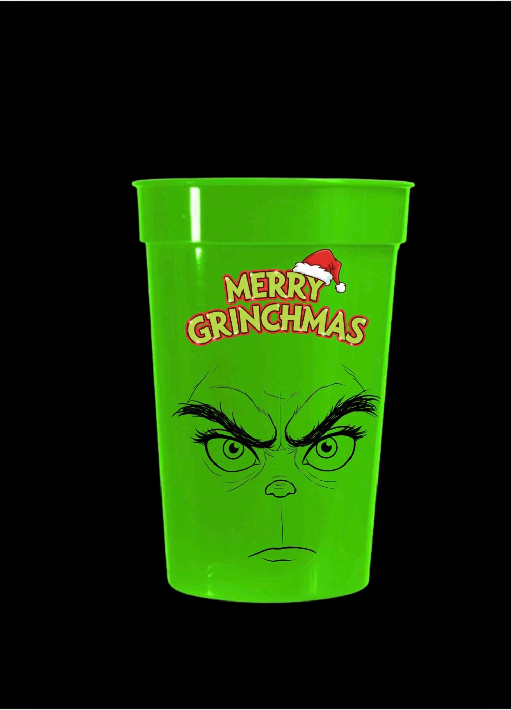Christmas Grinchmas cup template