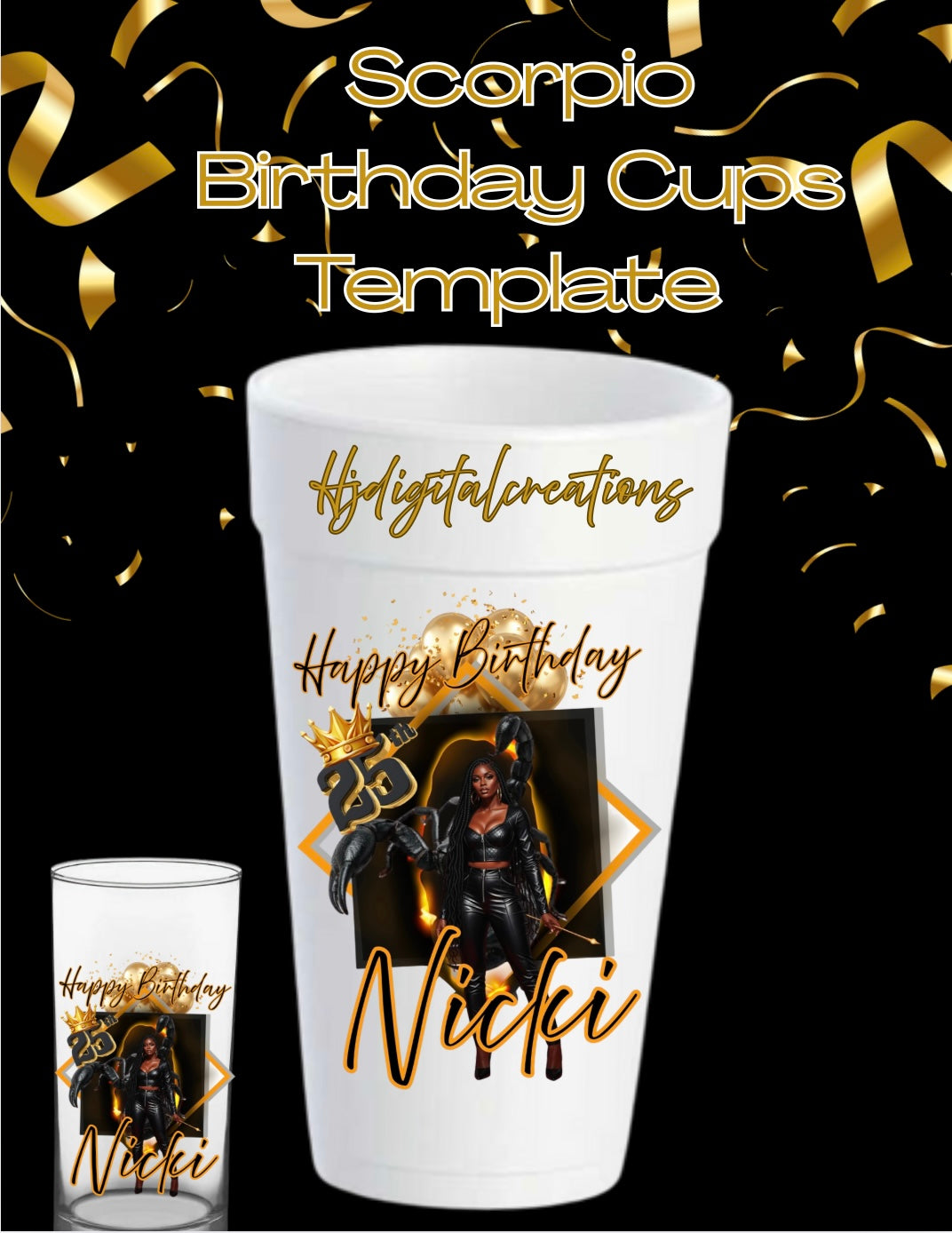 Scorpio Cup design