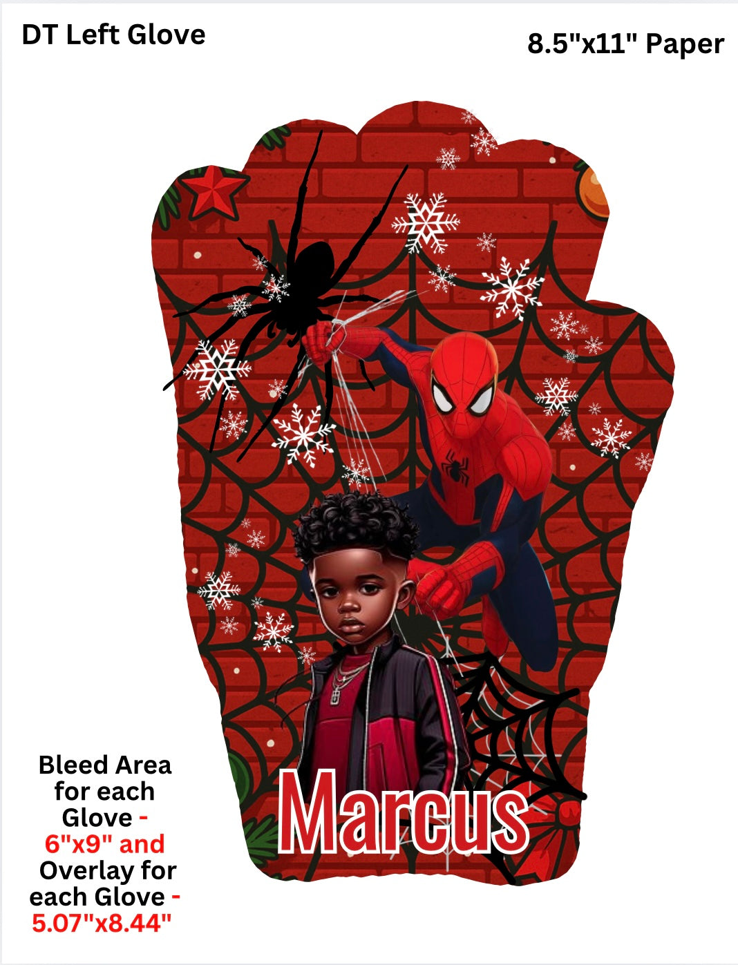 Christmas DT Glove Templates