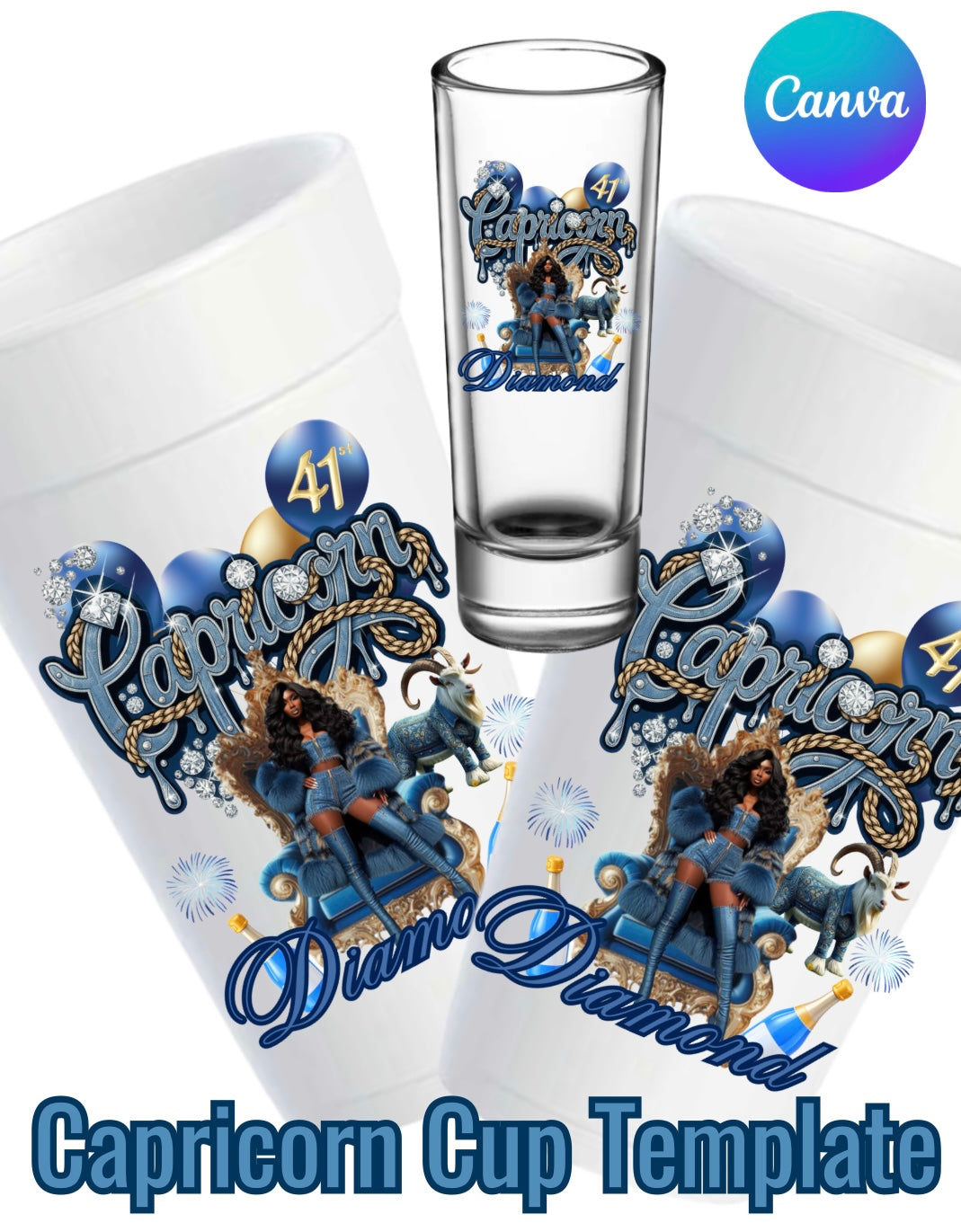 Capricorn Cup Template