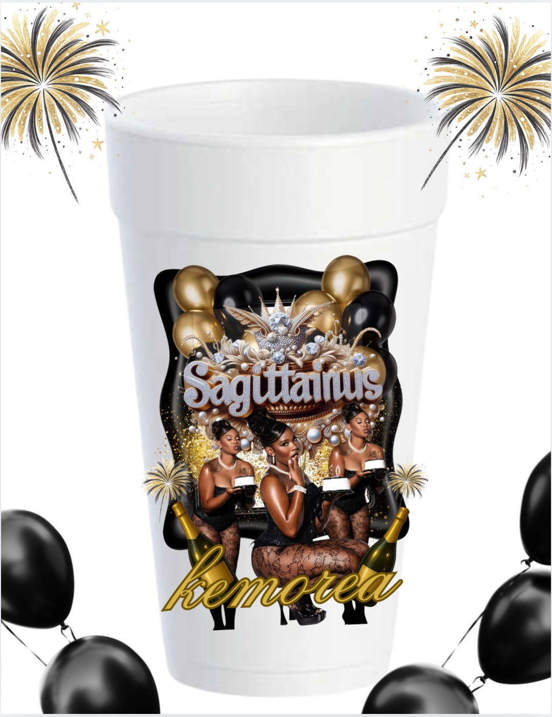 Sagittarius Cup Template