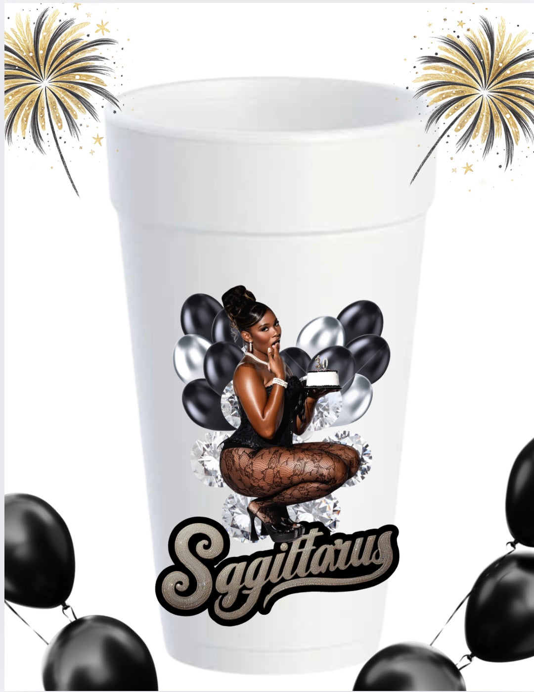 Sagittarius Cup Template