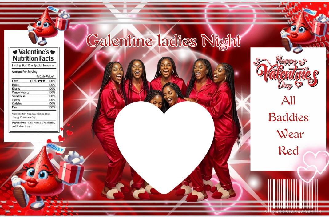 Galentines ladies night treat pouch