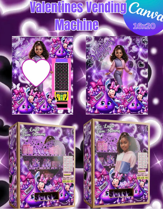 Valentines Day Heart Shape Vending Machine
