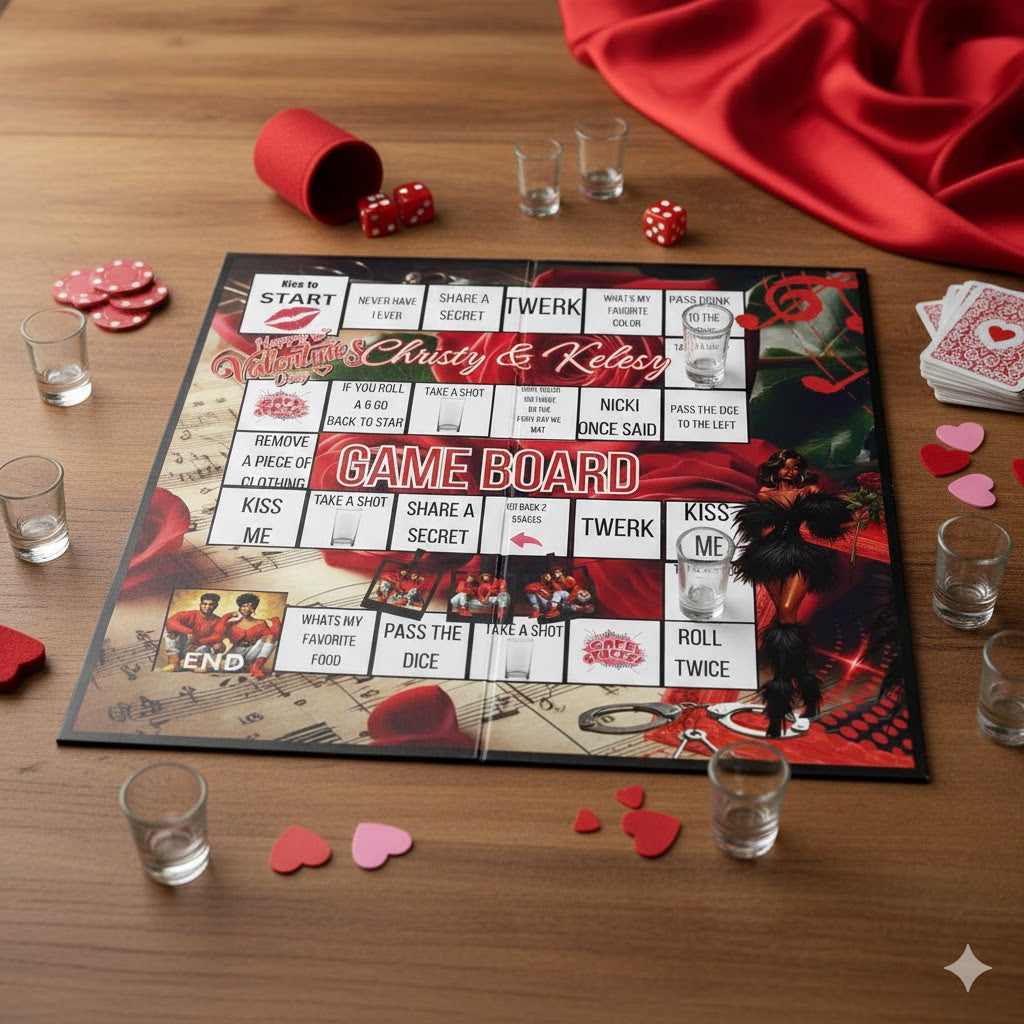 Valentines Day Couples Game Board