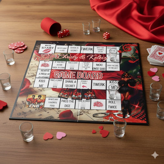 Valentines Day Couples Game Board