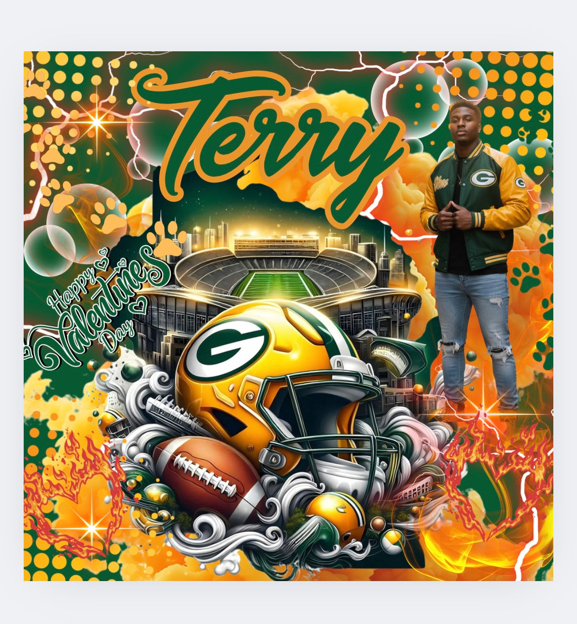 Valentines NFL Team Men Gift Box