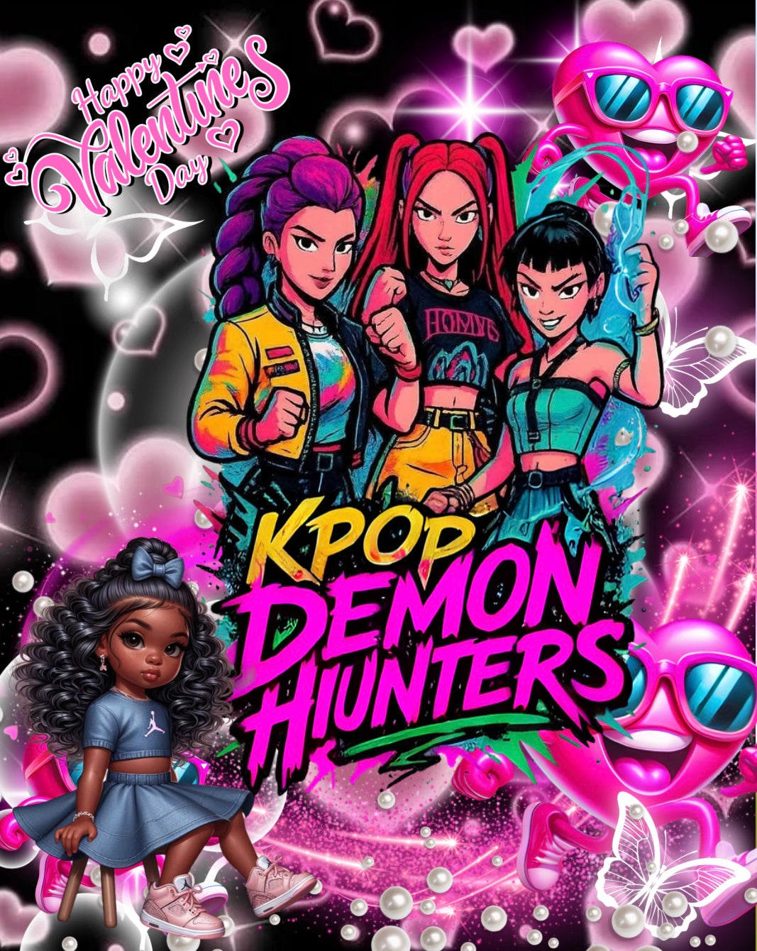 K pop demon hunter vending machine template