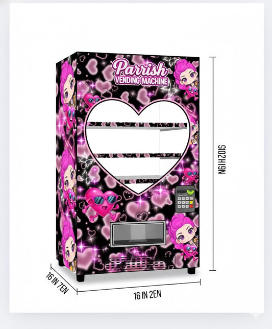 K pop demon hunter vending machine template