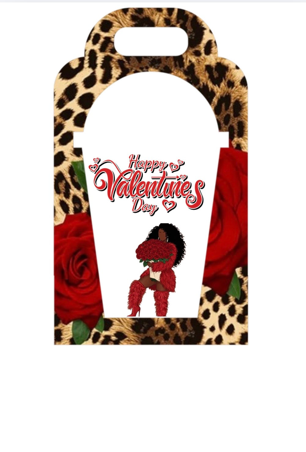 Valentines Day Dome Cup Template
