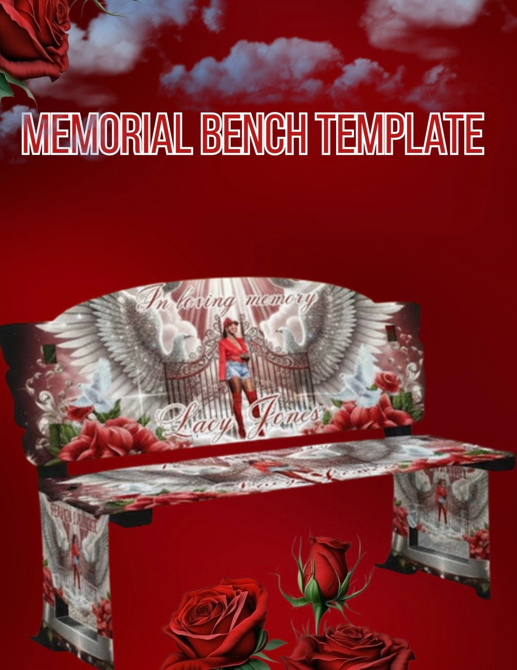 Memorial Bench Template